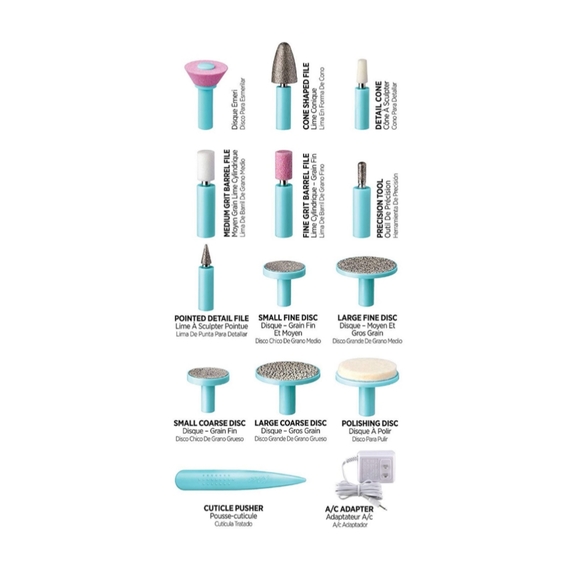 New Kiss Power File Nail Dryer Nail kit - Picture 3 of 3